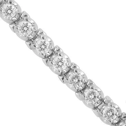 14K Gold Diamond Tennis Bracelet 2.2 MM 2.6CTW
