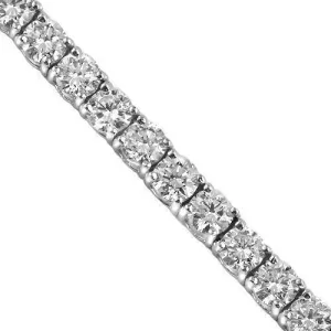 14K Gold Lab Diamond Tennis Bracelet 4 MM 8.2 CTW