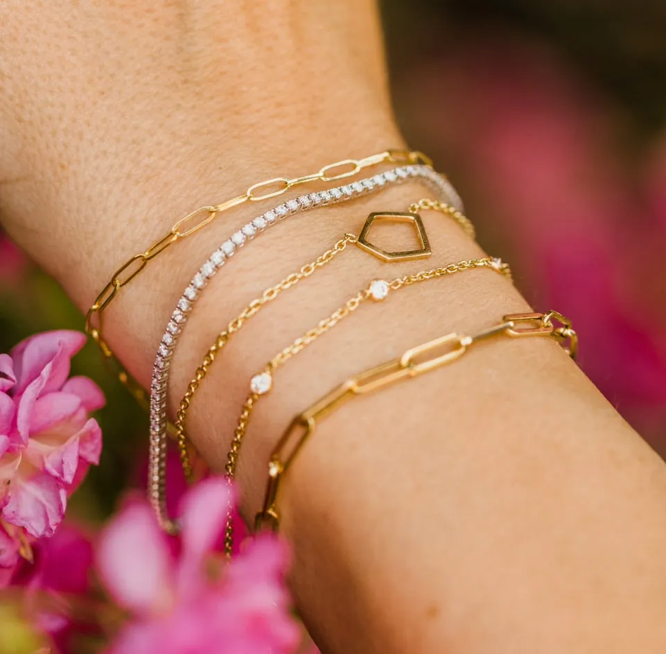 14Kt Diamond Tennis Bracelet