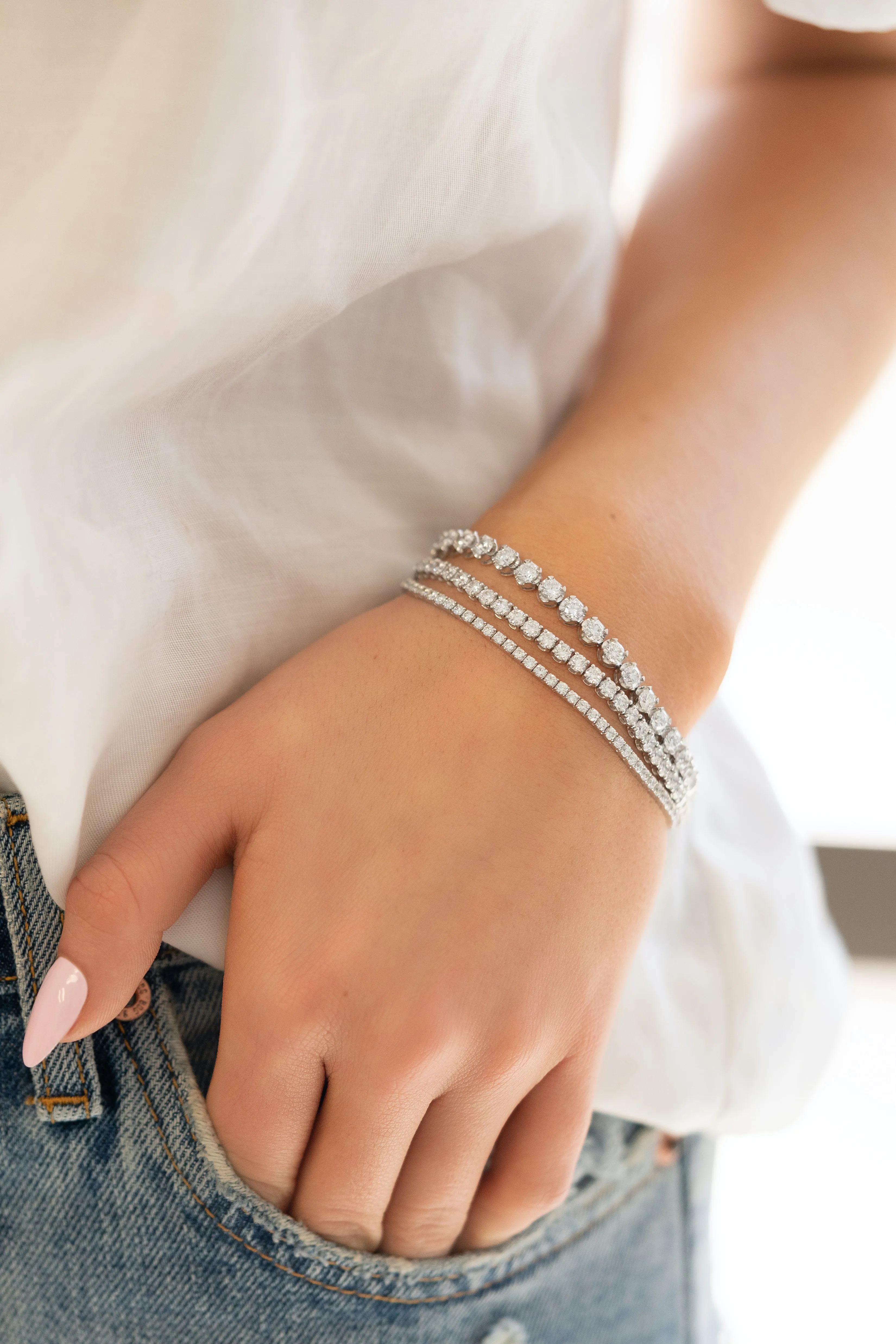 5.01 ct. Diamond Tennis Bracelet