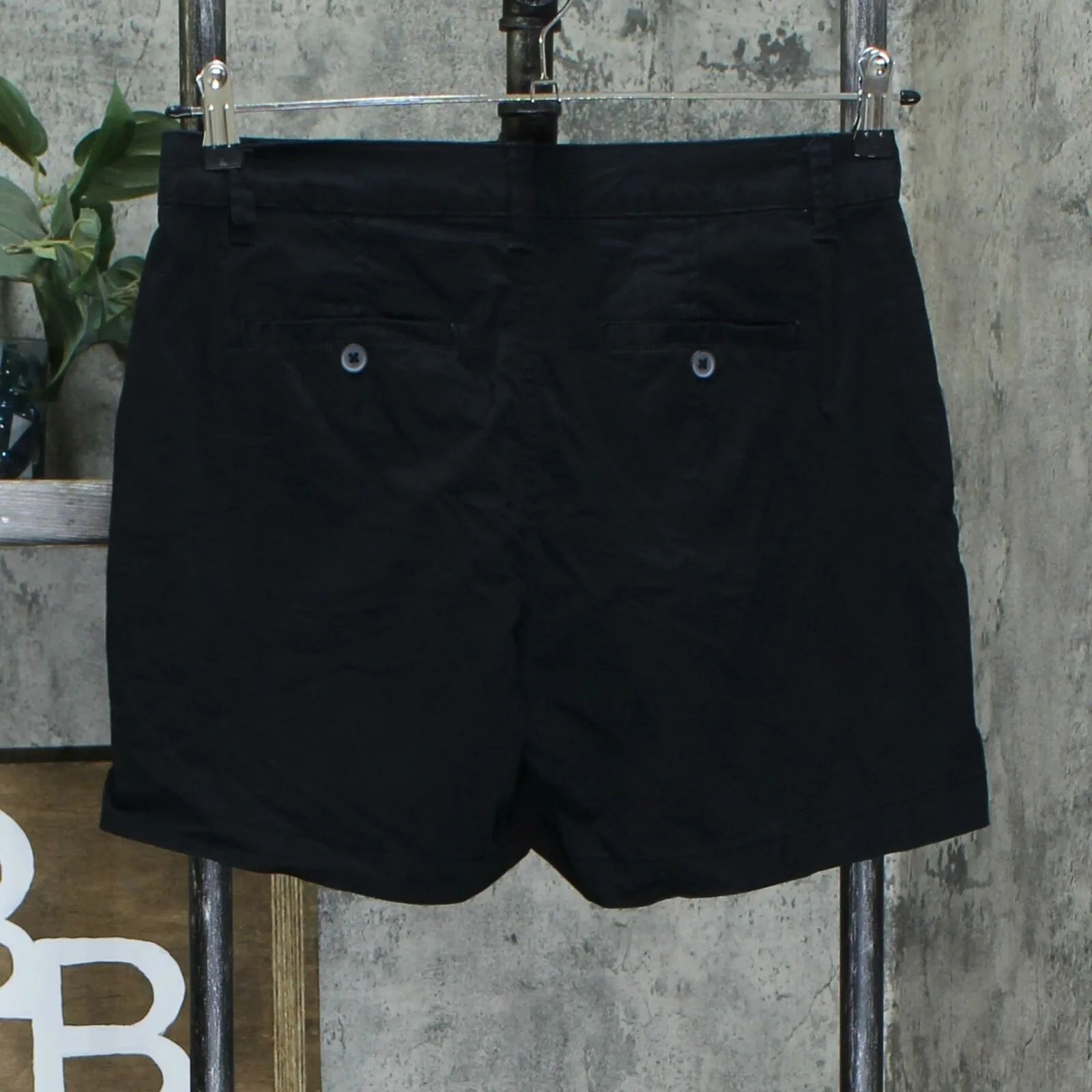 A New Day Women's 5-Inch Chino Shorts Black 4