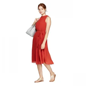 A New Day Women's Sleeveless Round Neck Midi A-Line Dress