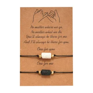 A Pair of Friendship Charm Bracelets for loved ones and couples
