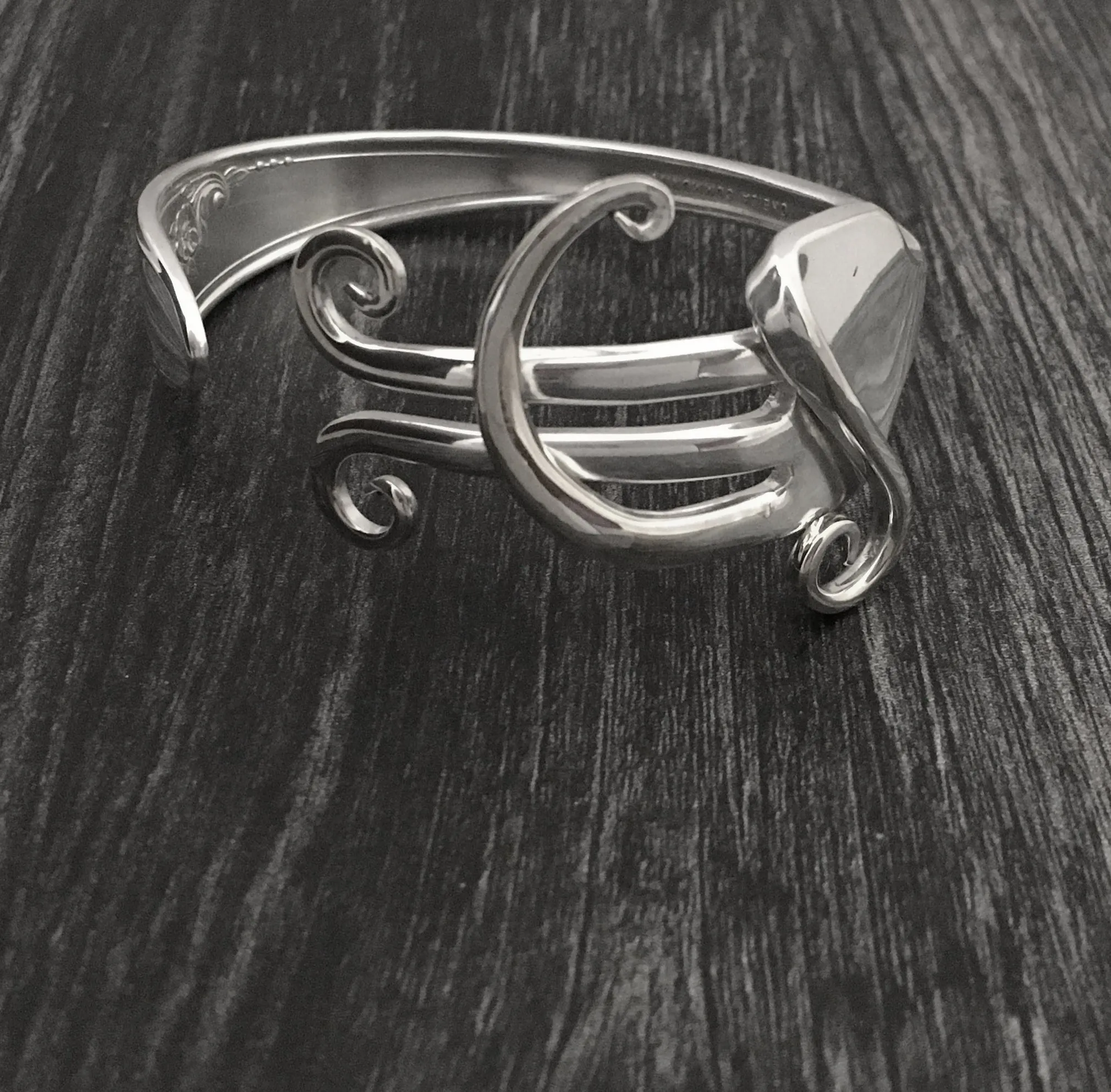 Abstract 6 Fork Bracelet