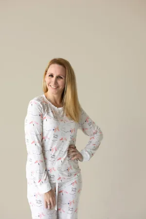 Adult Women's Friendship Bracelets Bamboo Pajama Set