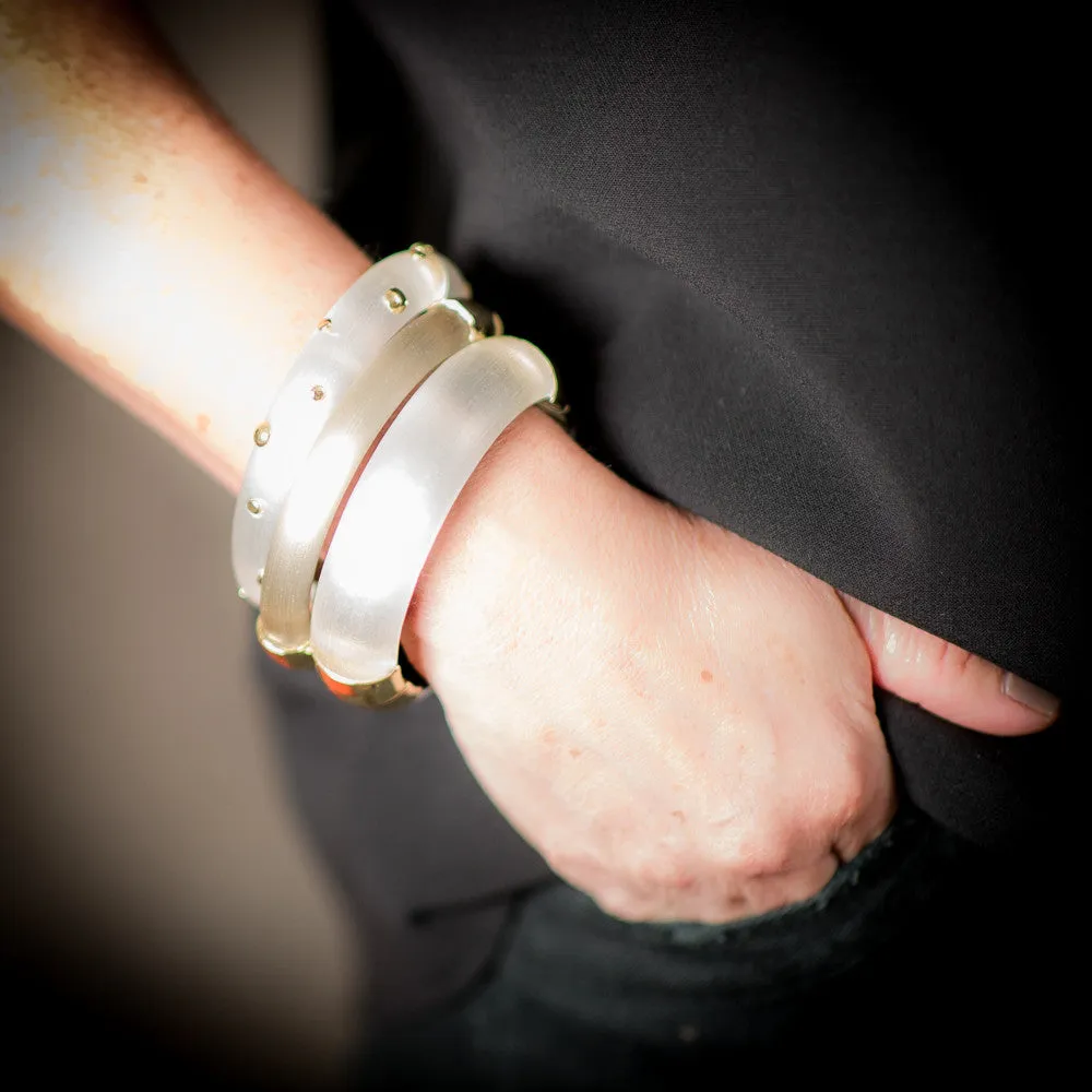 Alexis Bittar Carved Lucite Bracelet