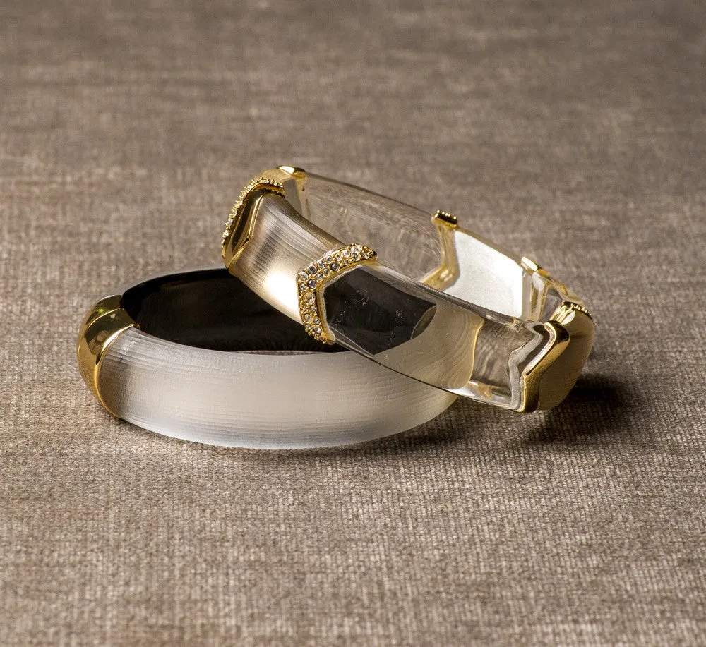 Alexis Bittar Carved Lucite Bracelet