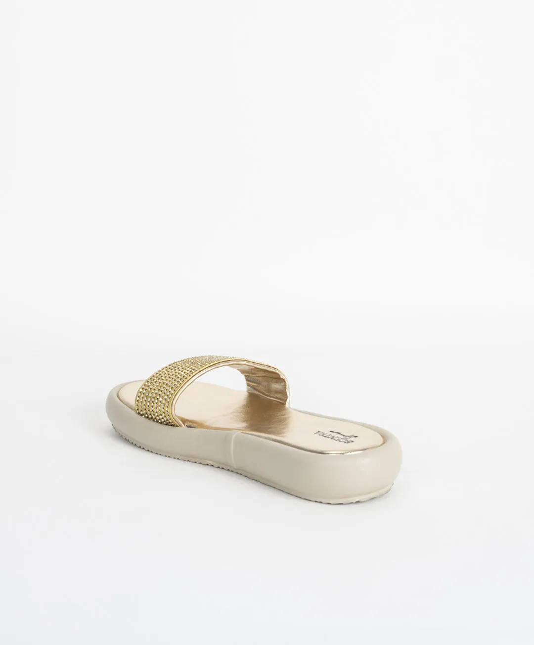 Alyza Cushion Flats Gold