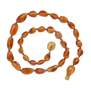 Amber Teething Necklace - Honey Polished (ATNP-Honey)