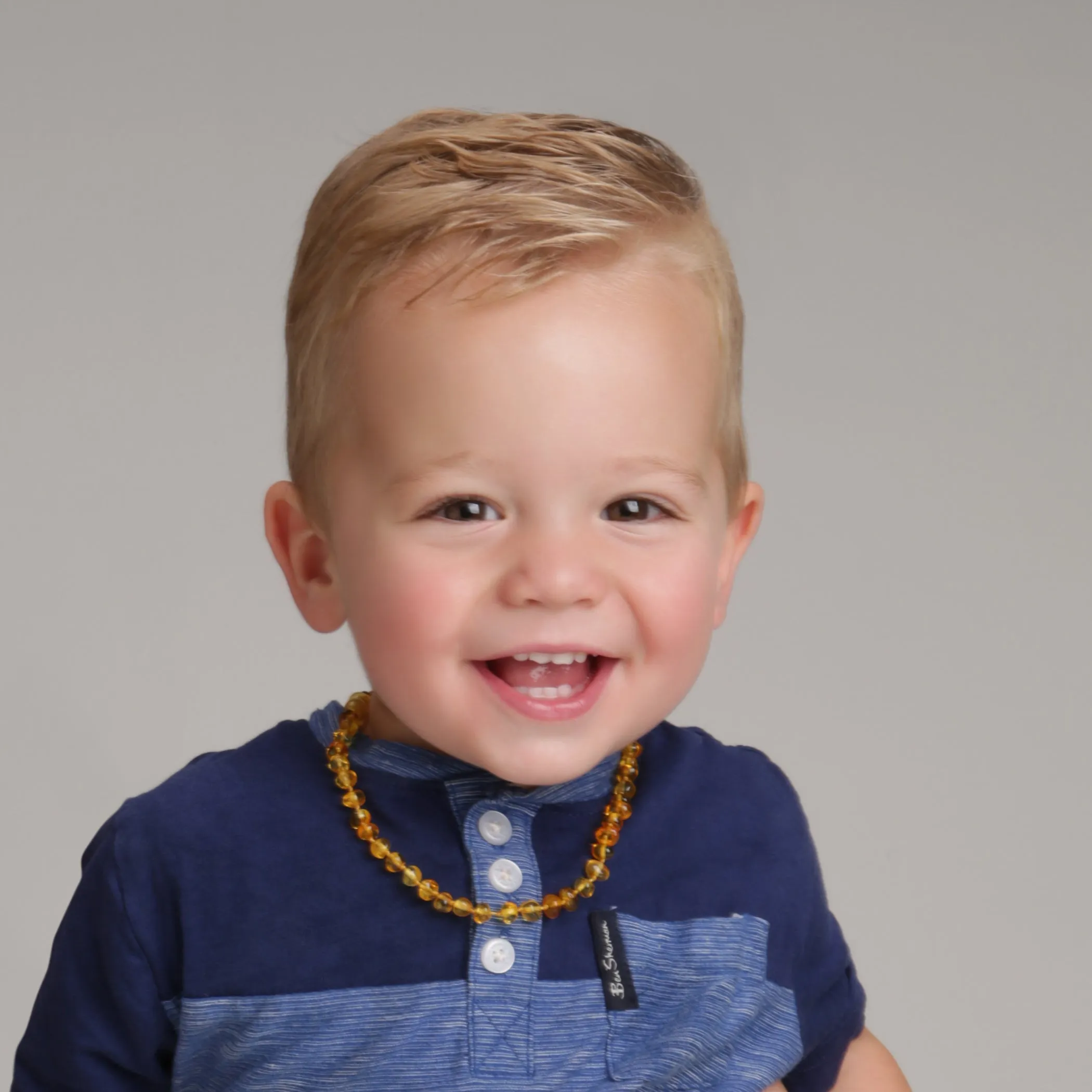 Amber Teething Necklace - Honey Polished (ATNP-Honey)
