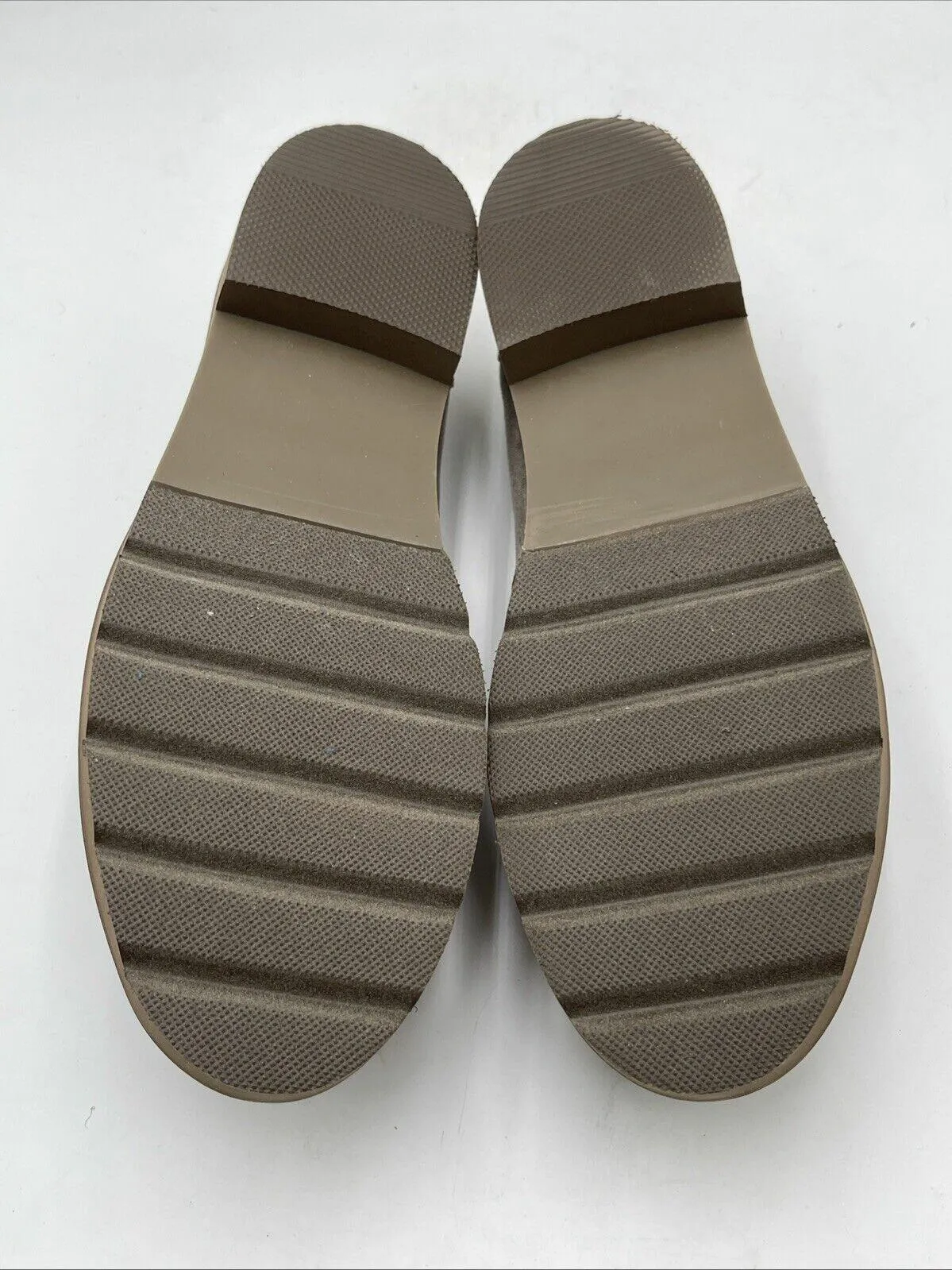 Anne Klein EVERLY Gray Fabric Slip On Moc Toe Penny Loafers Women’s Size 9.5W - Very Good
