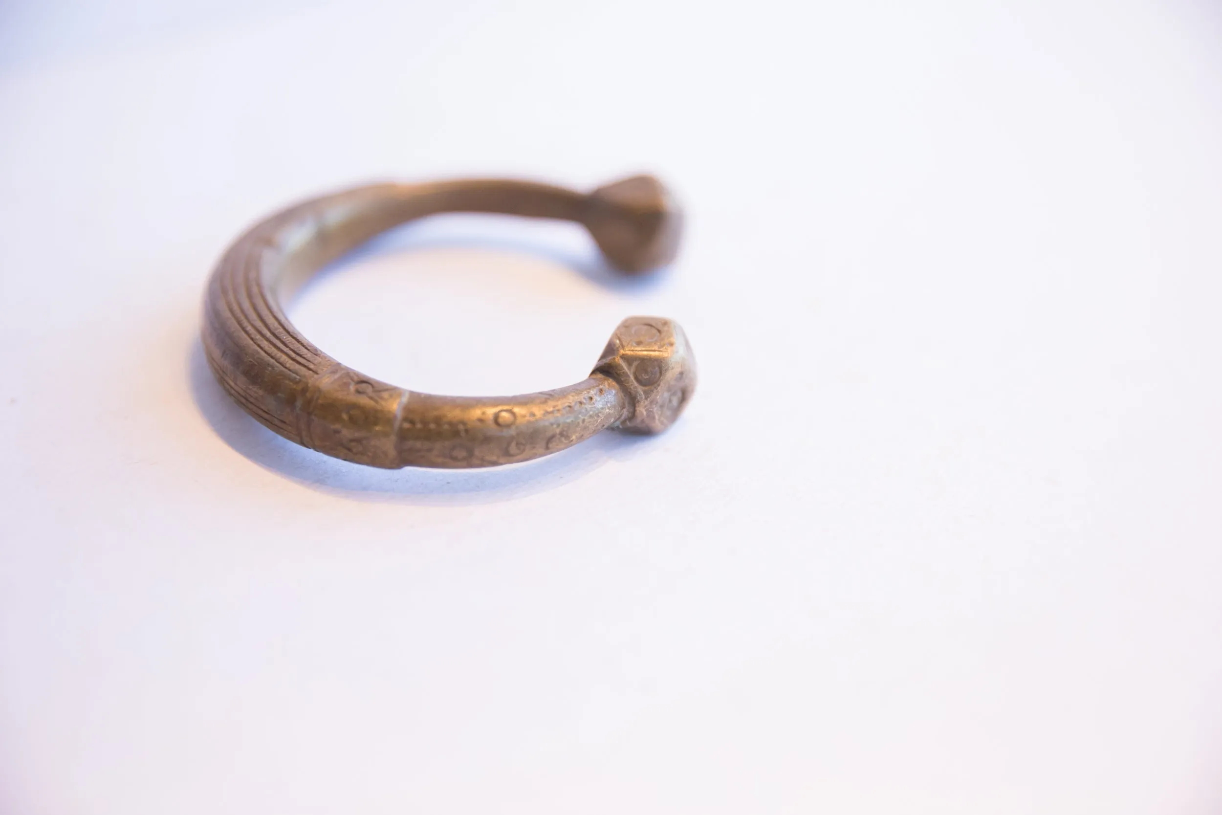 Antique African Snake Cuff Bracelet
