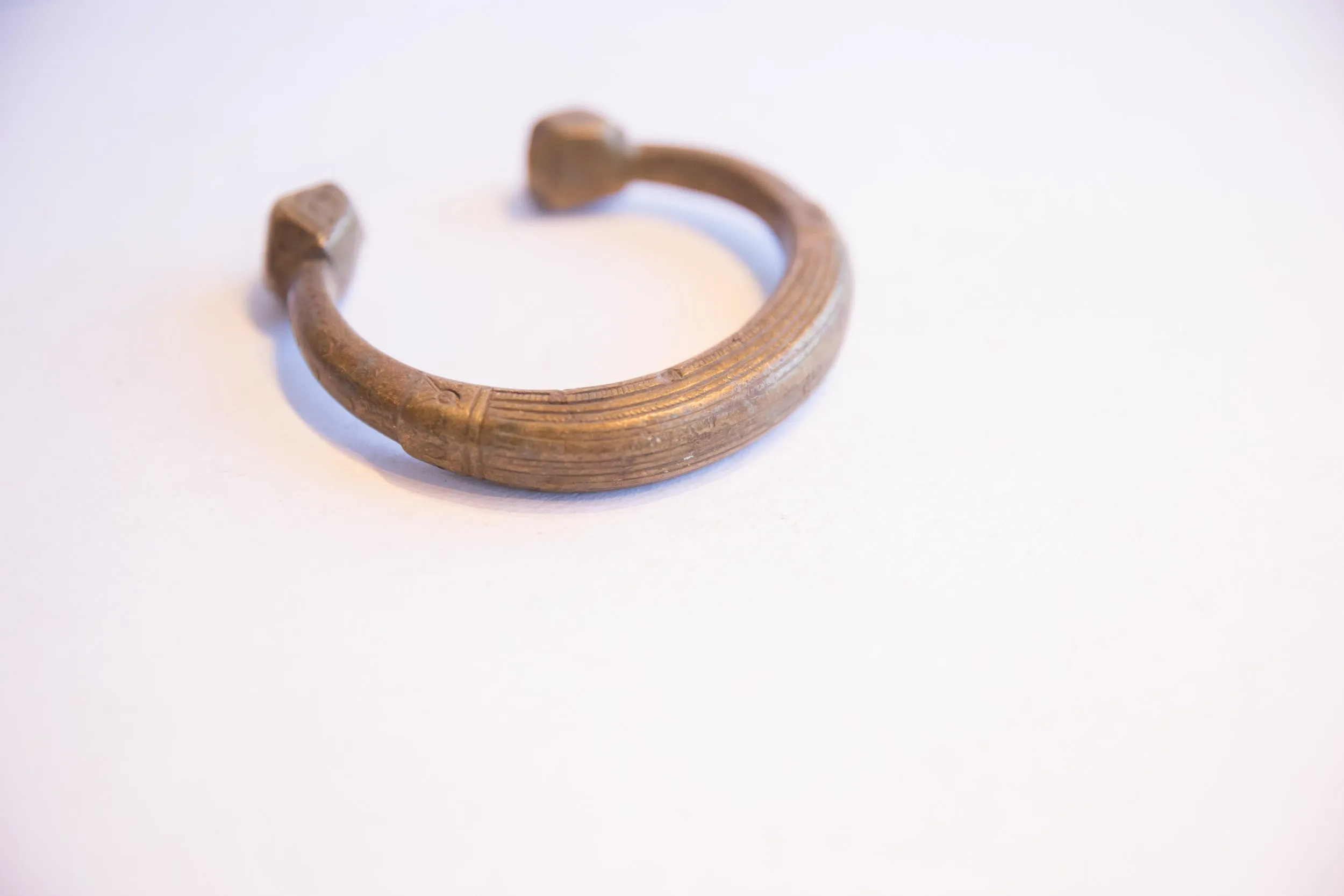 Antique African Snake Cuff Bracelet