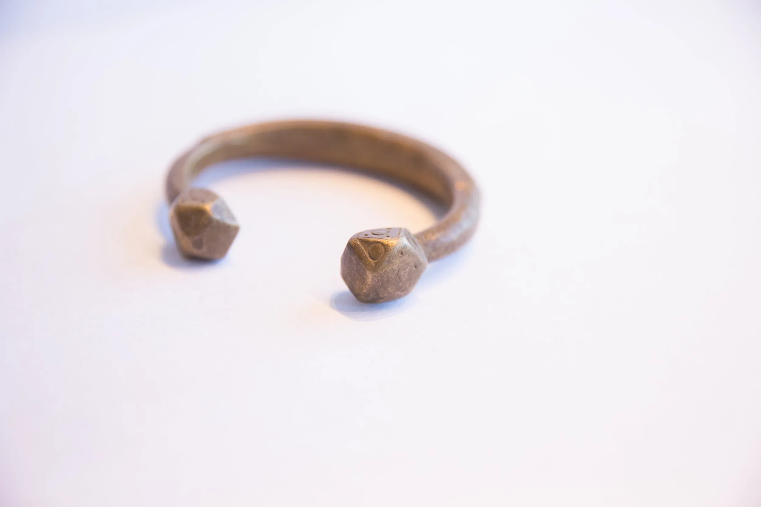 Antique African Snake Cuff Bracelet