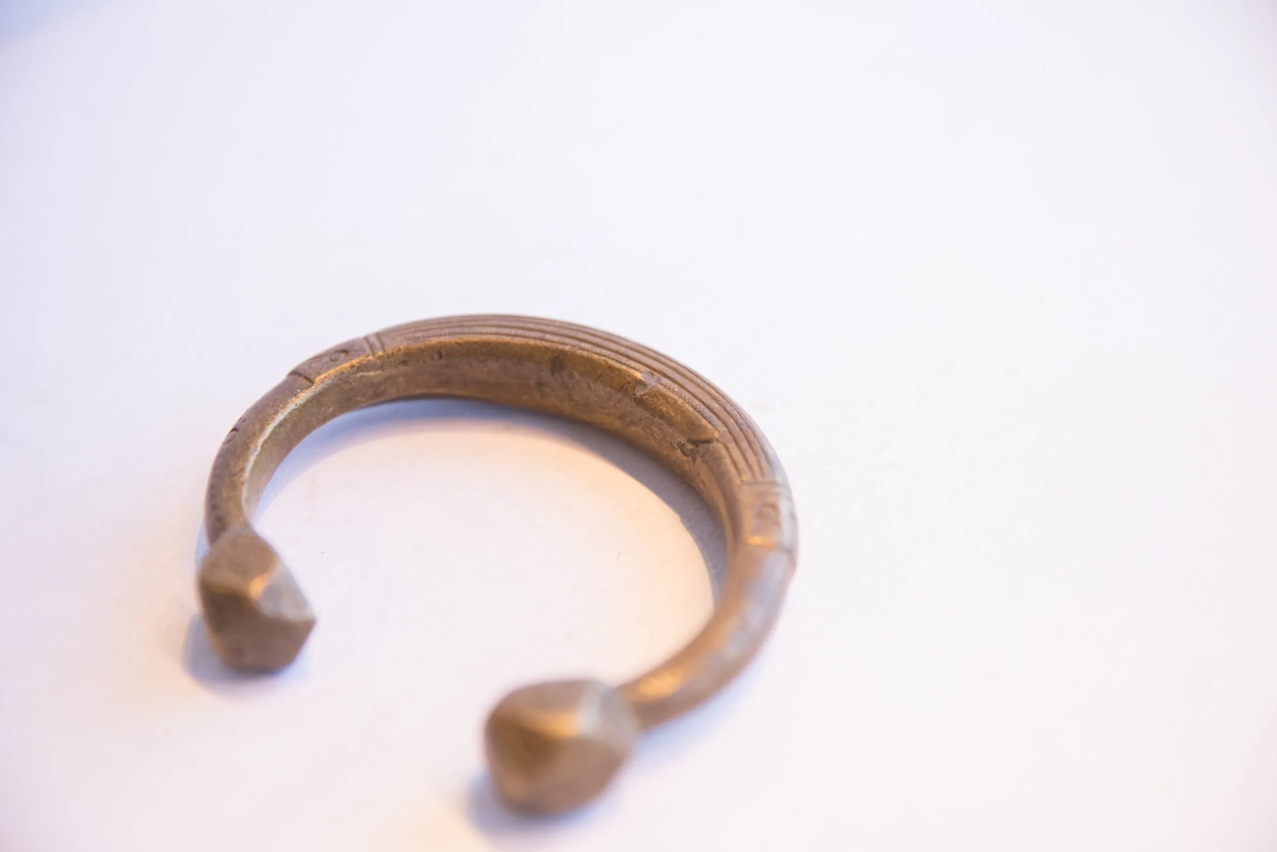 Antique African Snake Cuff Bracelet