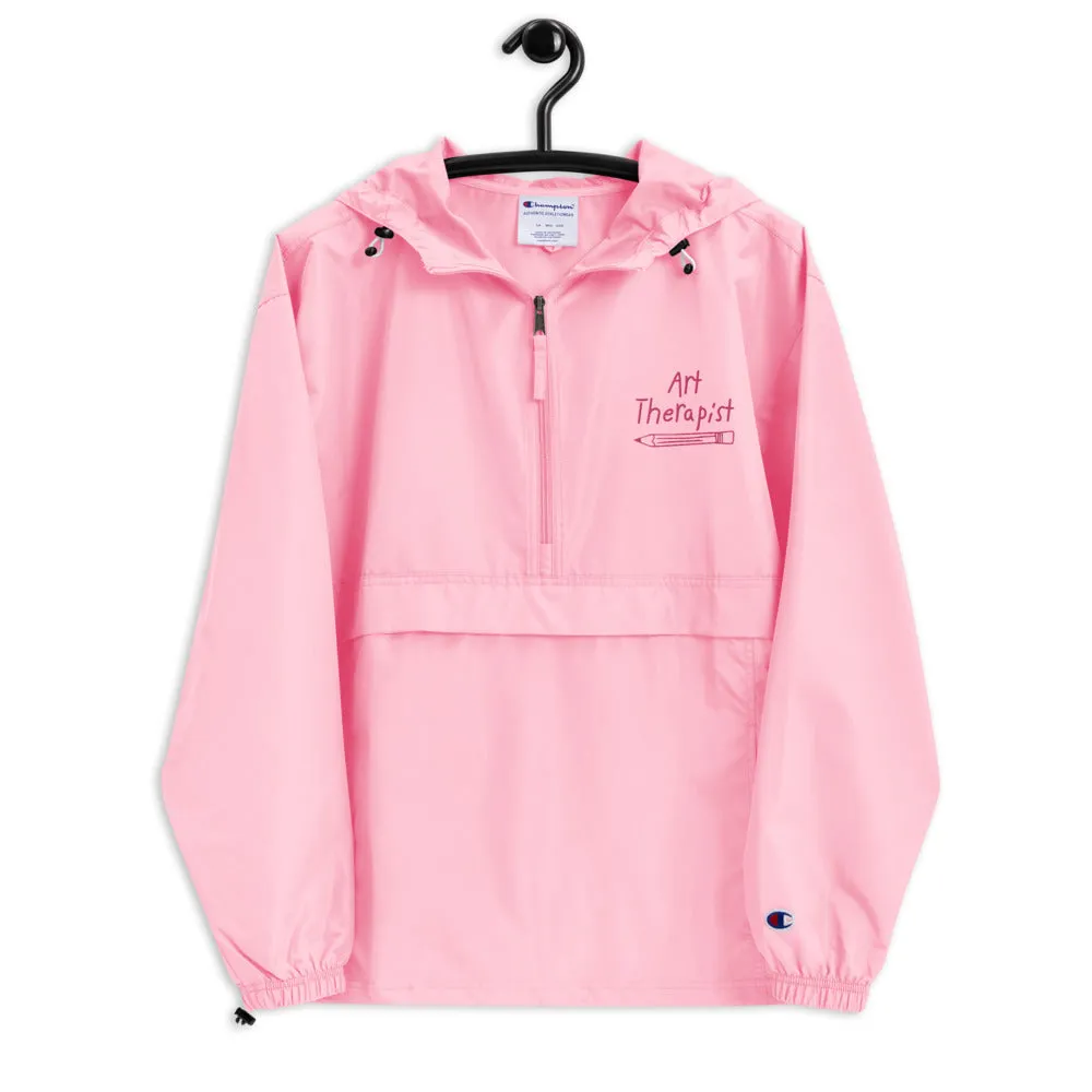 Art Therapist Embroidered Packable Jacket