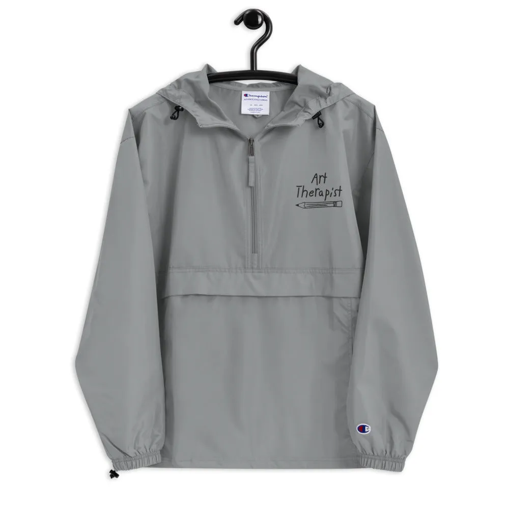 Art Therapist Embroidered Packable Jacket