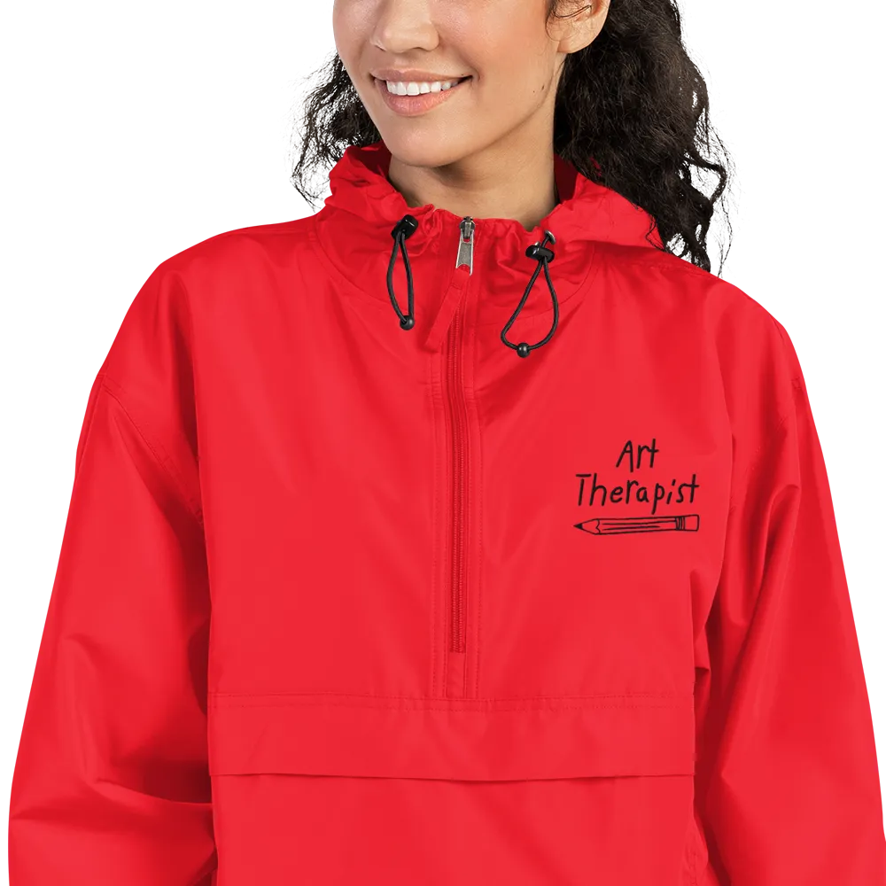 Art Therapist Embroidered Packable Jacket