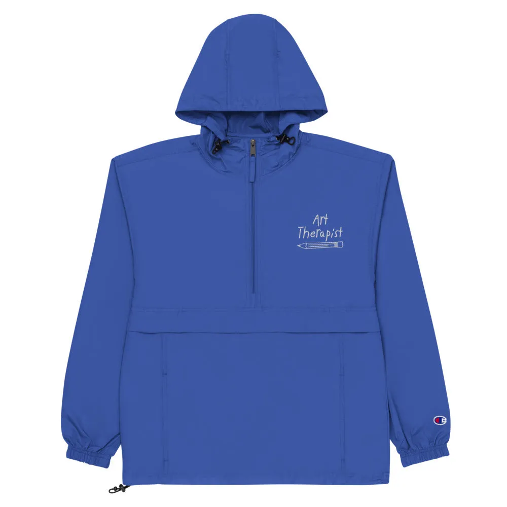 Art Therapist Embroidered Packable Jacket