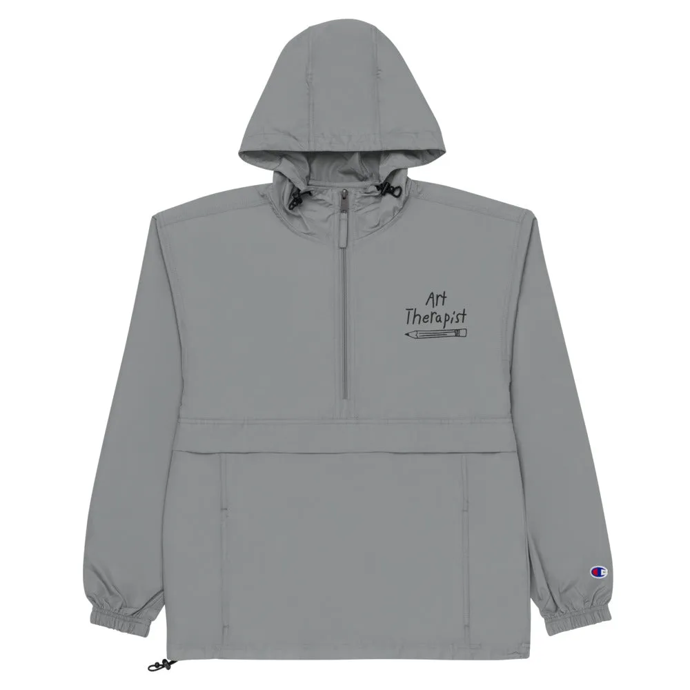 Art Therapist Embroidered Packable Jacket