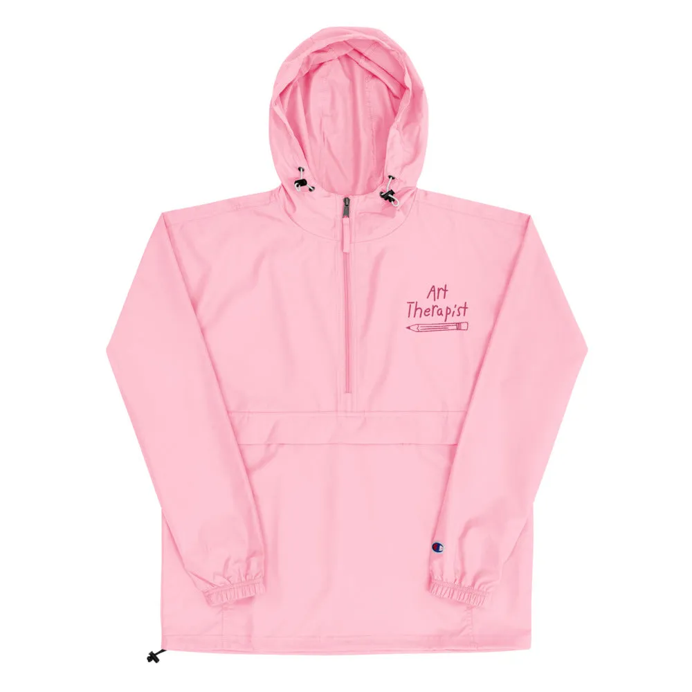 Art Therapist Embroidered Packable Jacket