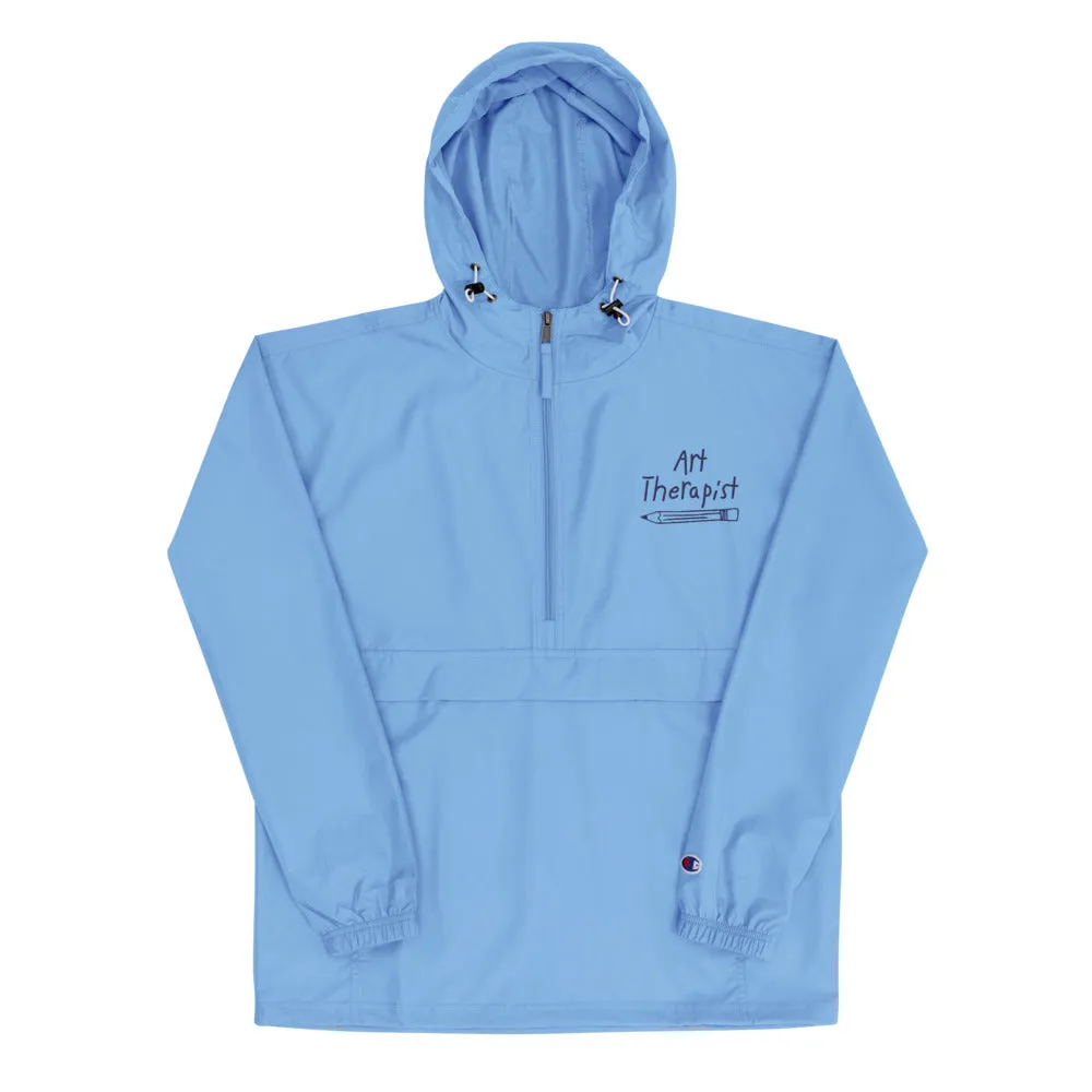 Art Therapist Embroidered Packable Jacket