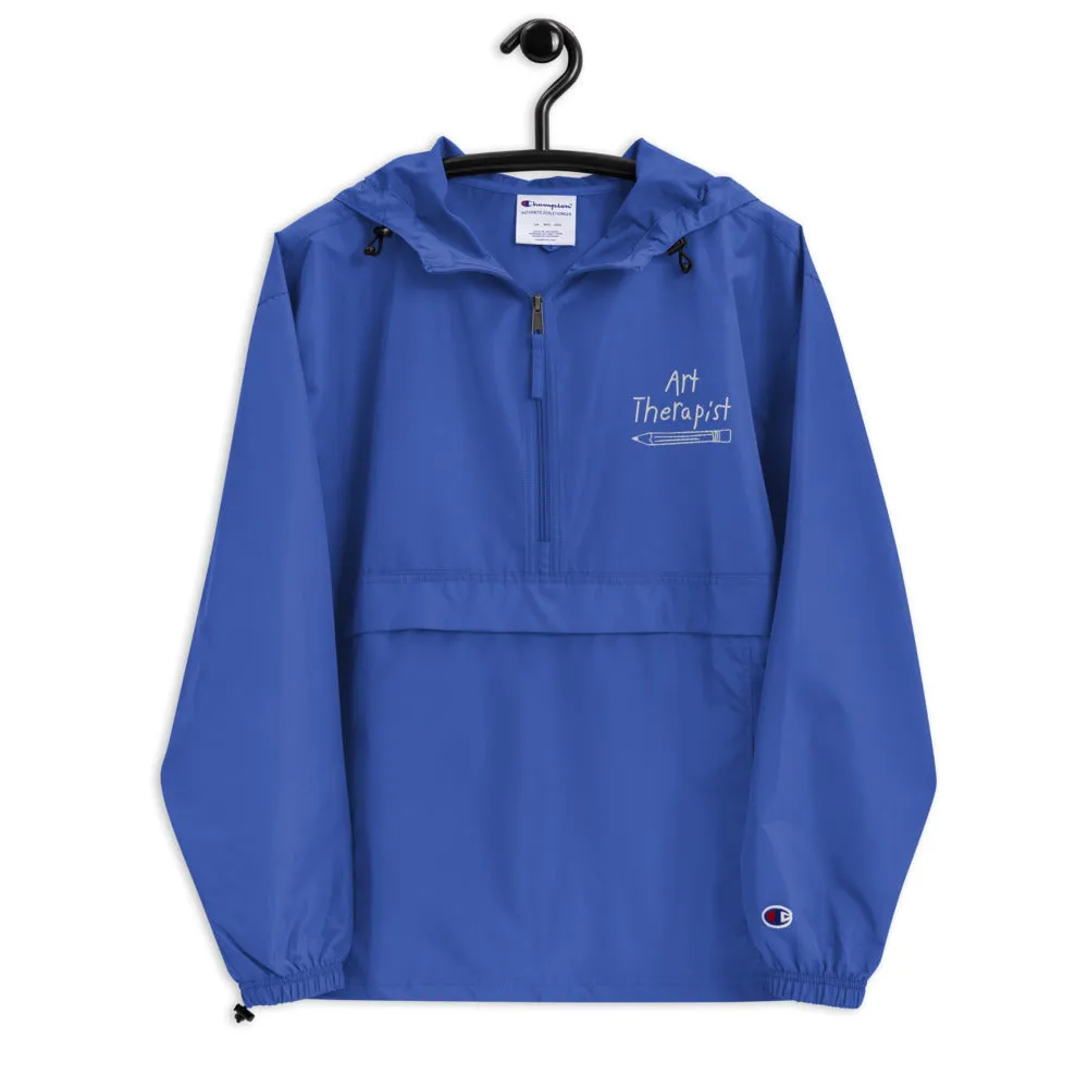 Art Therapist Embroidered Packable Jacket