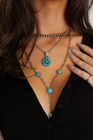 Austin Turquoise Layered Necklace