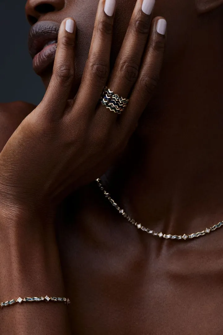 Awakenings Tennis Bracelet in Water