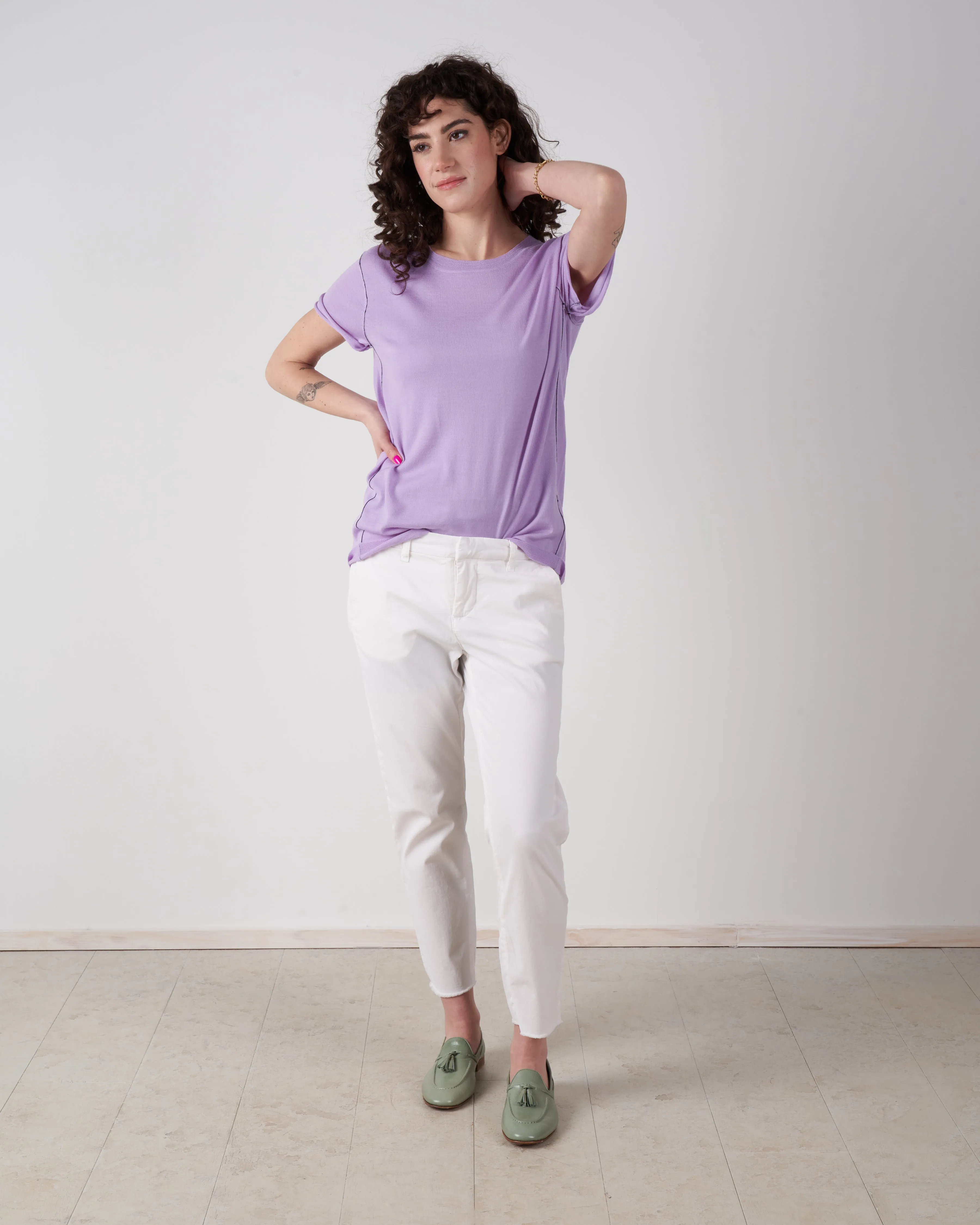 baby tee - lavender