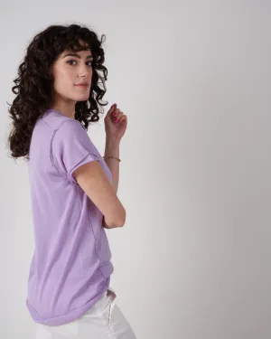 baby tee - lavender