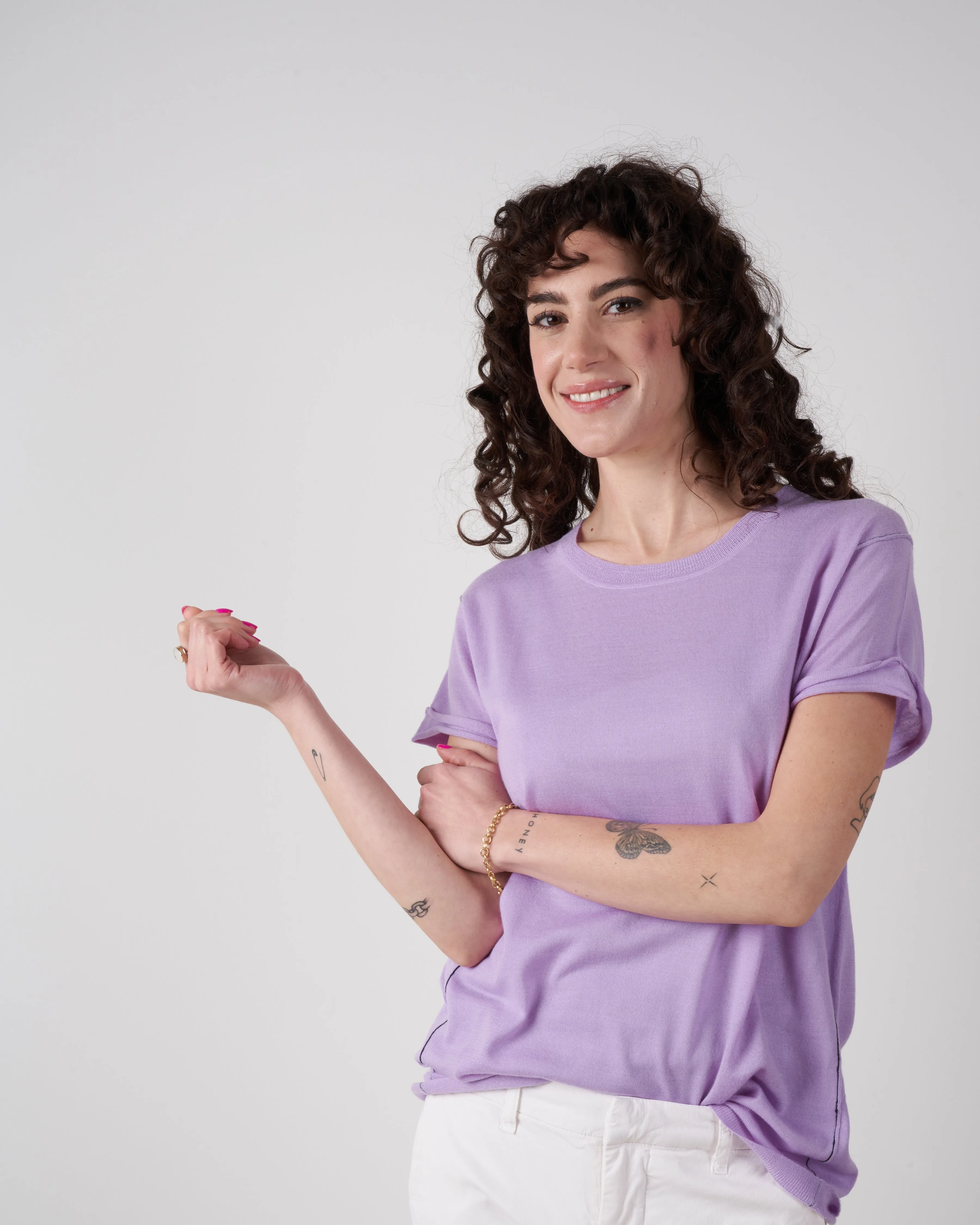 baby tee - lavender