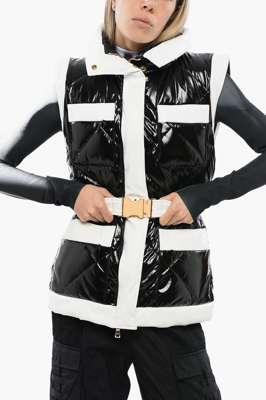 Balmain Belted Padded Vest