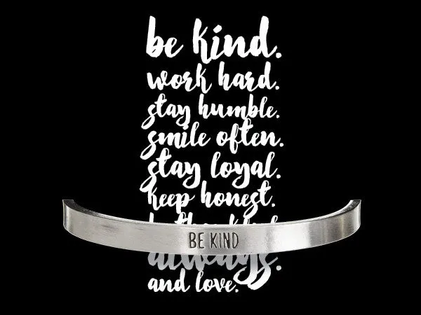 Be Kind Quotable Cuff Bracelet