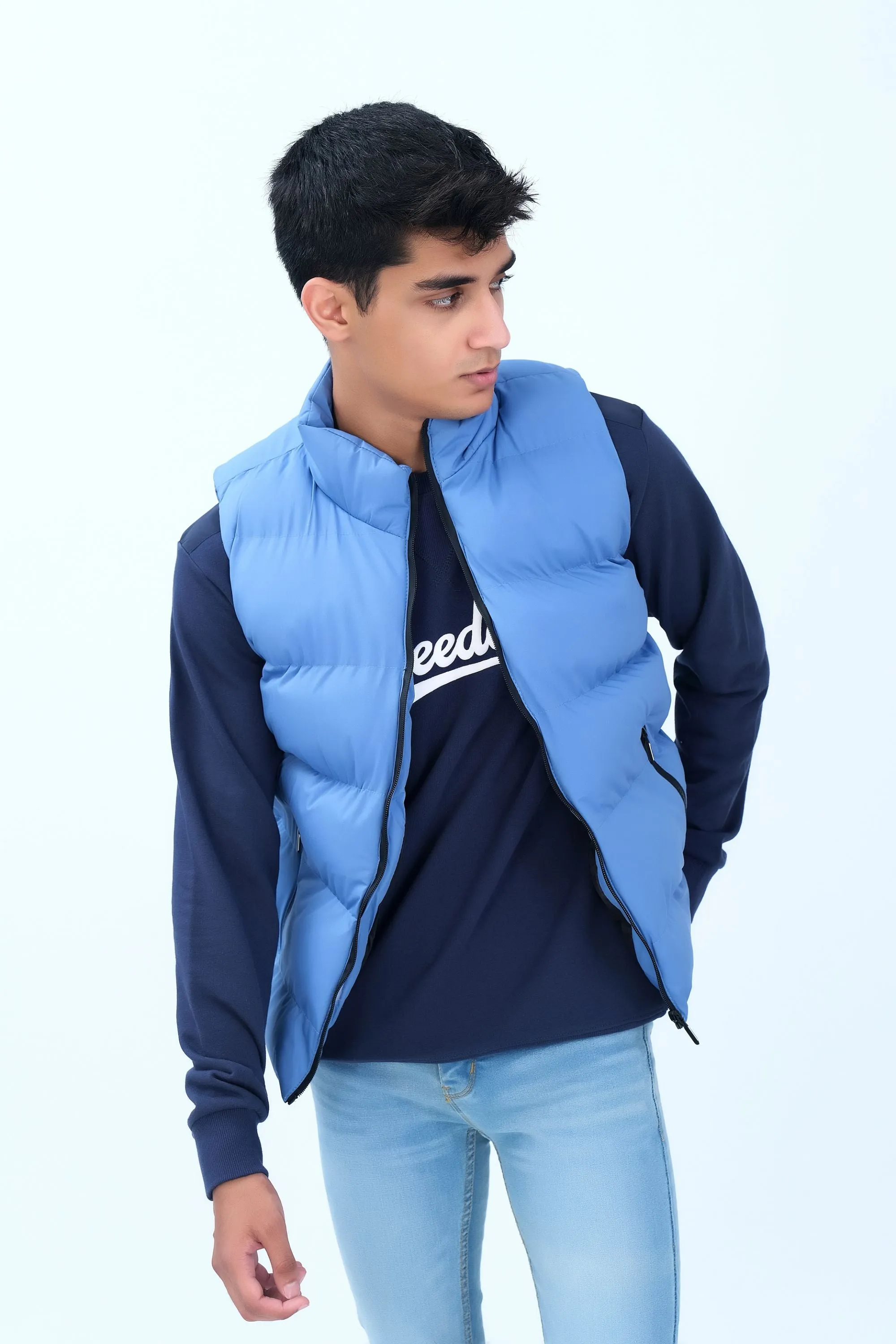 Blue Puffer Jacket