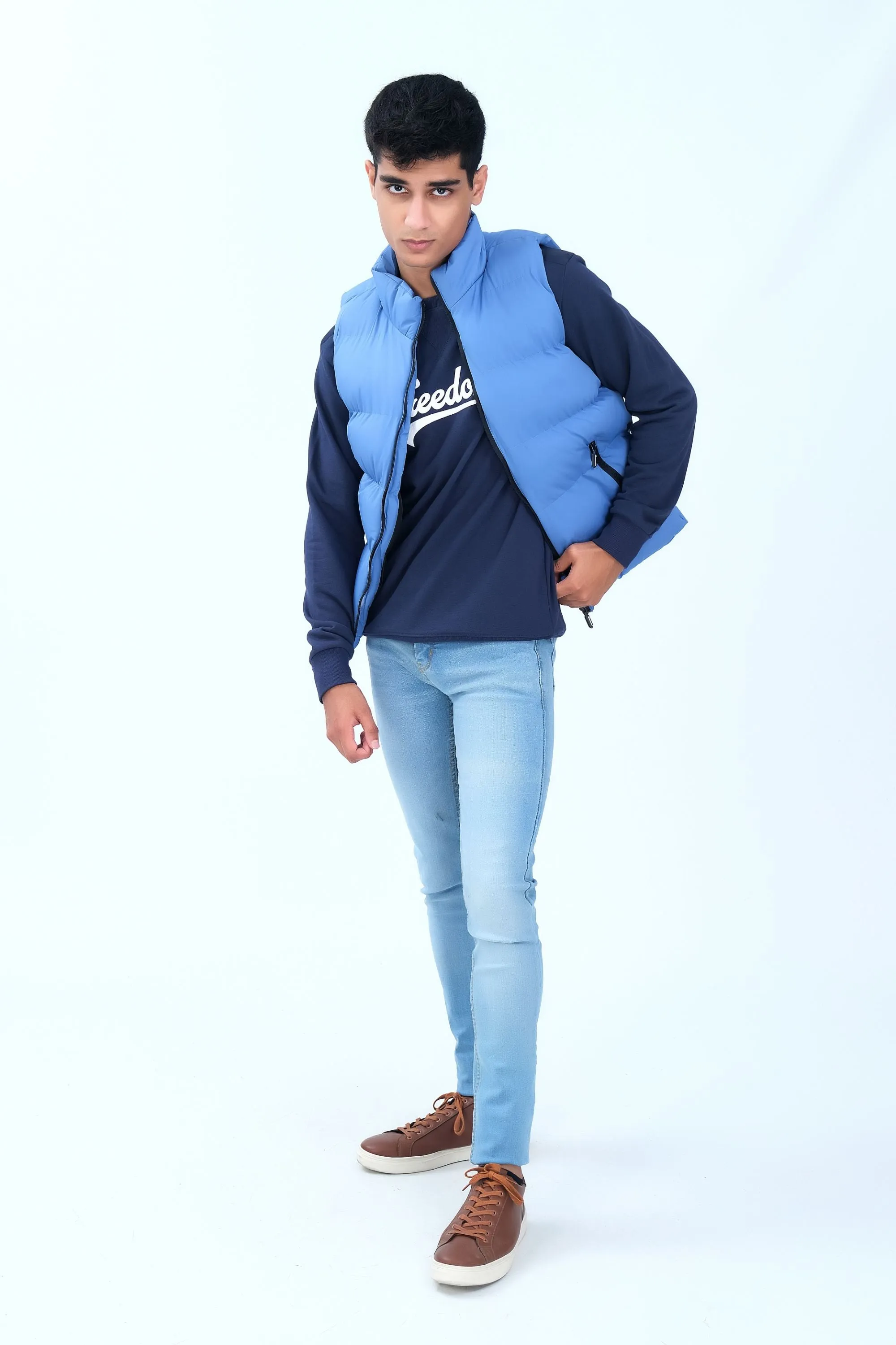 Blue Puffer Jacket