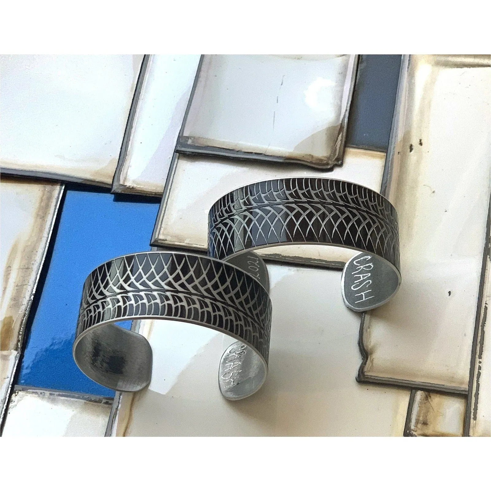 BMW or Lamborghini Fancy Tire Tread Cuff