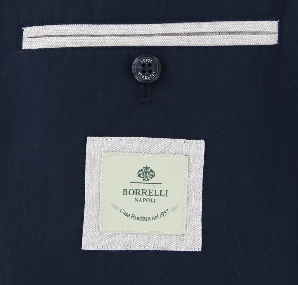 Borrelli Navy Blue Windbreaker