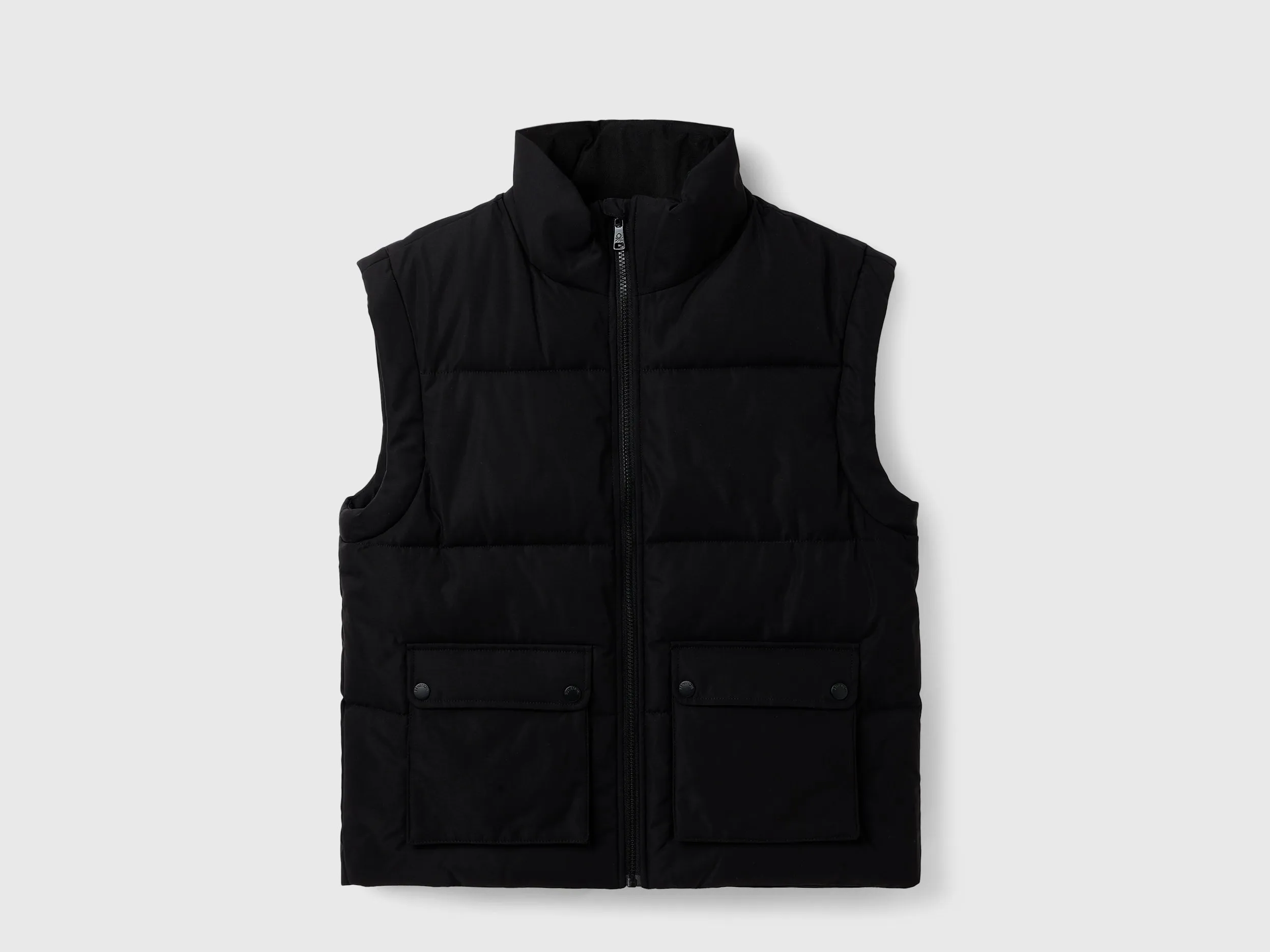 Boy's Regular Fit Solid Puffer Jacket