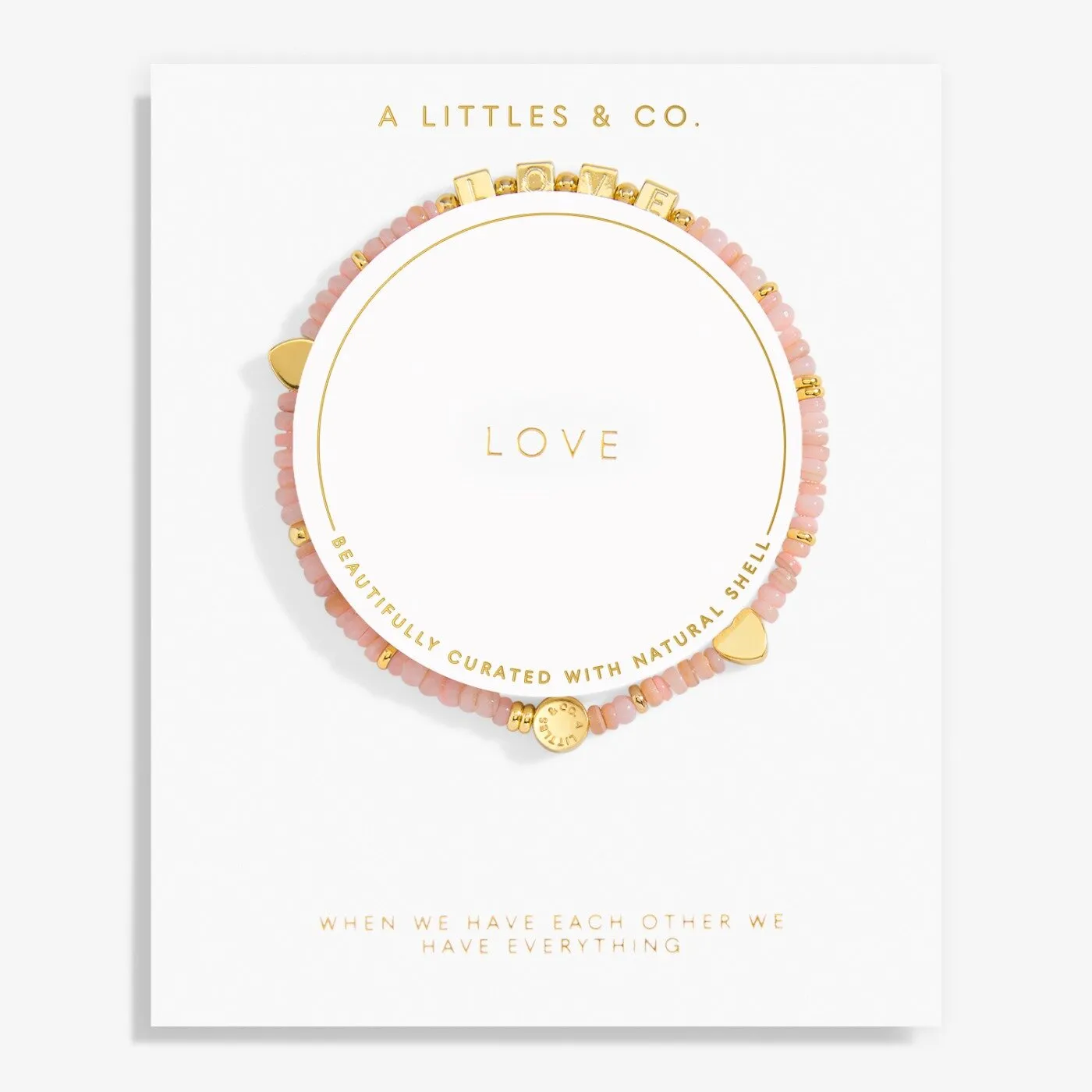 Bridal Happy Little Moments 'Love' Bracelet
