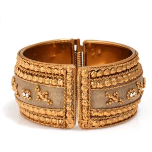 BRONZE HINGED  BRACELET #FW-B06J0532