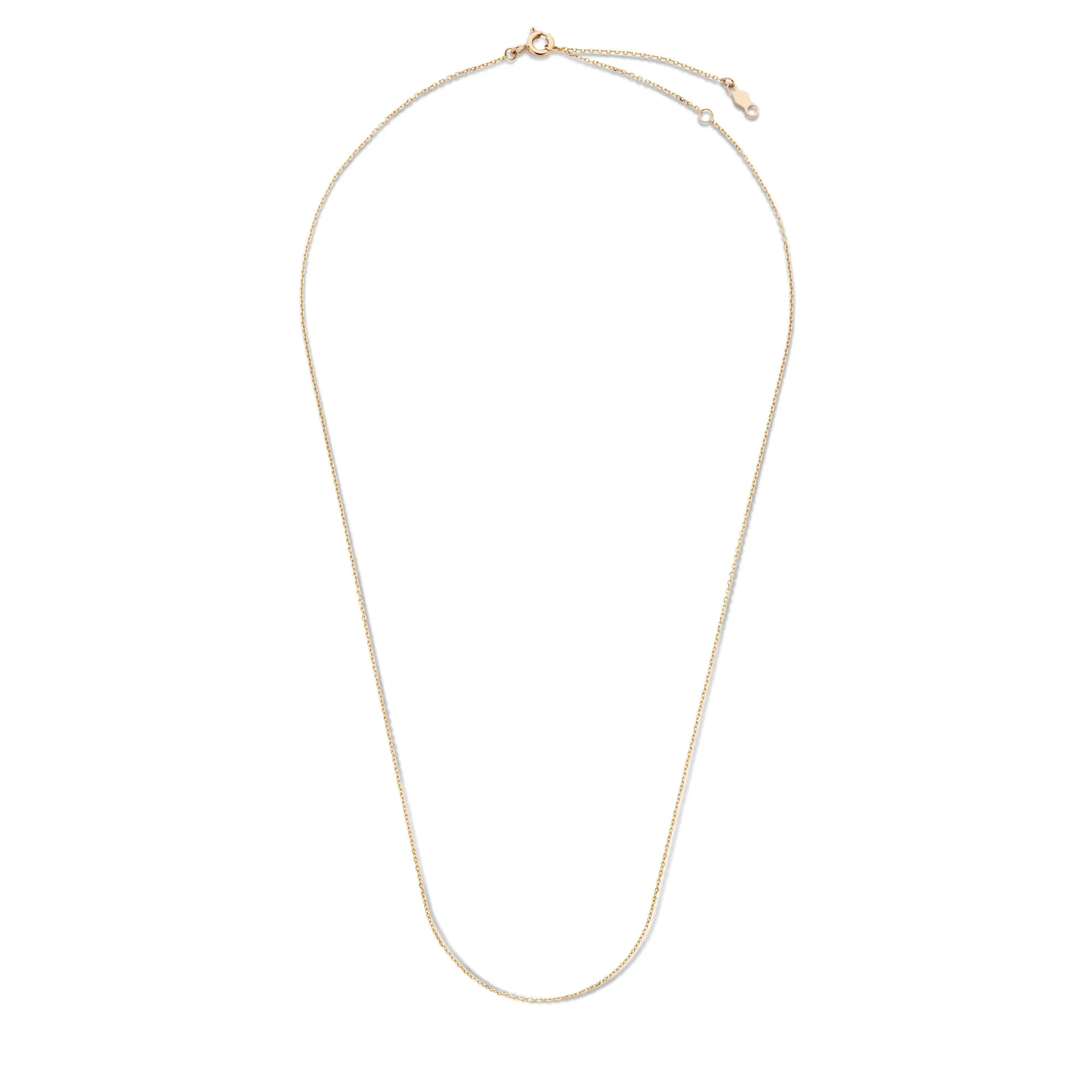 Cadeau d'Isabel 14 karat rose gold cube charm with heart and rose gold necklace gift set