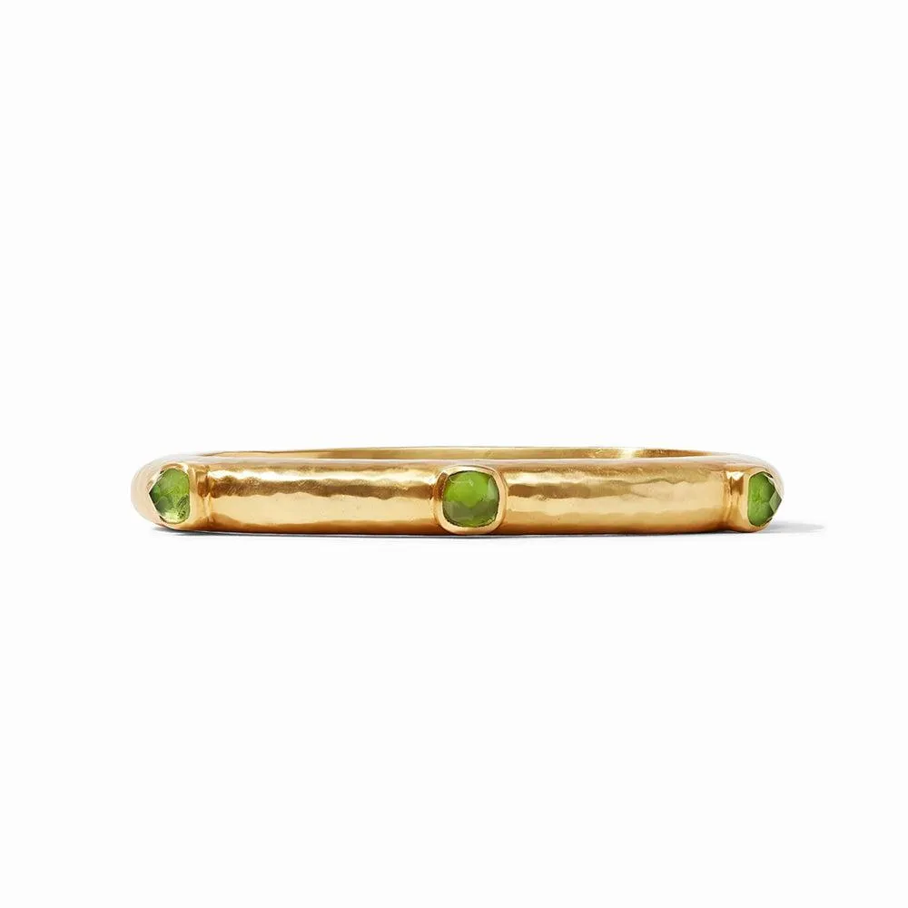 Catalina Hinged Bangle- Gemstones