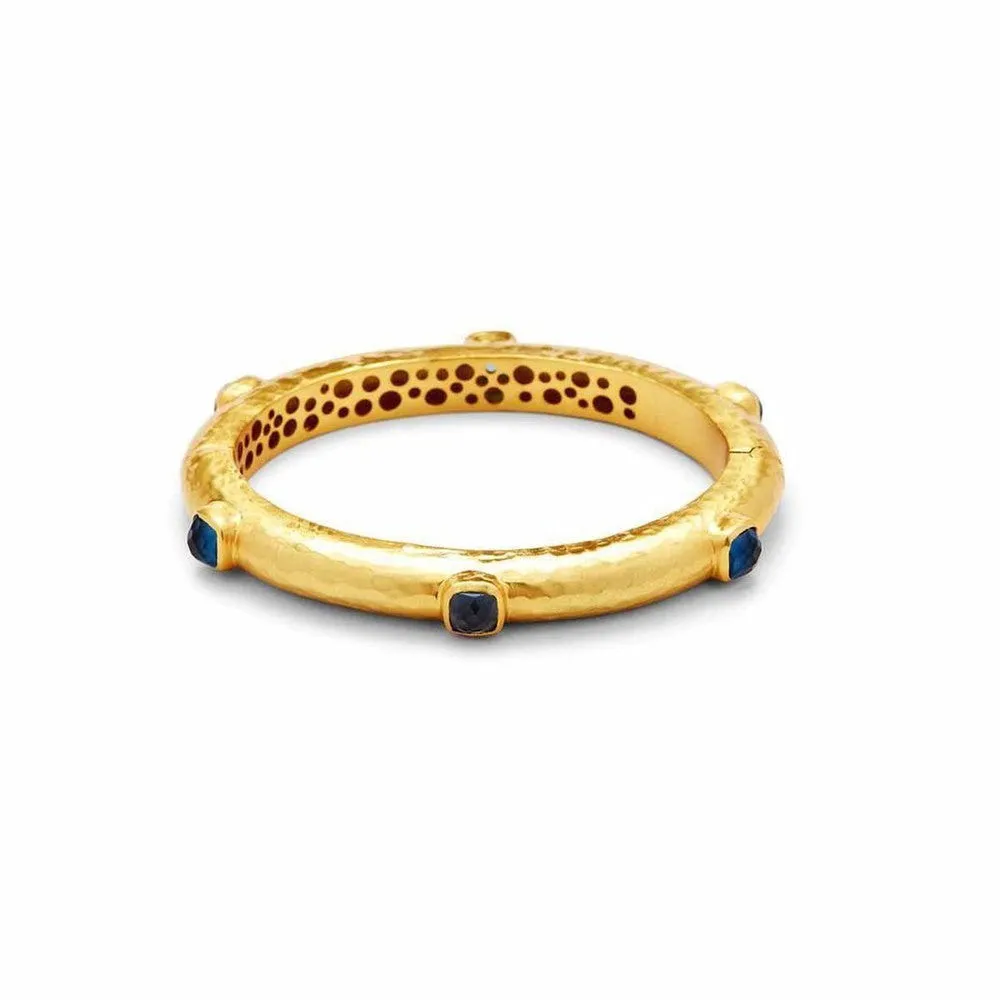 Catalina Hinged Bangle- Gemstones