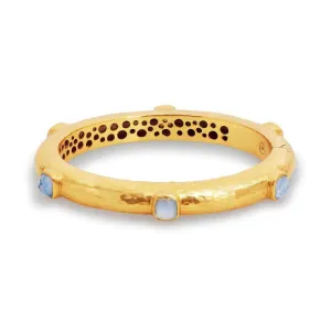 Catalina Hinged Bangle- Gemstones