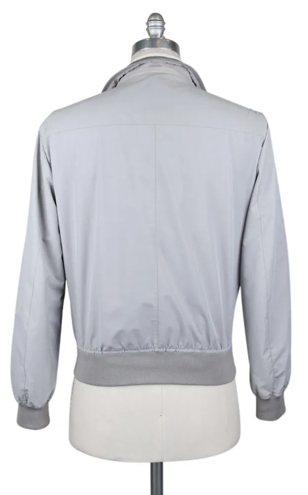 Cesare Attolini Light Gray Windbreaker