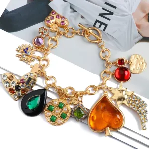 Charm Matching Friendship Bracelets – Luxury Crystal Heart Jewelry for Women & Girls (Boho Valentine’s Gift)