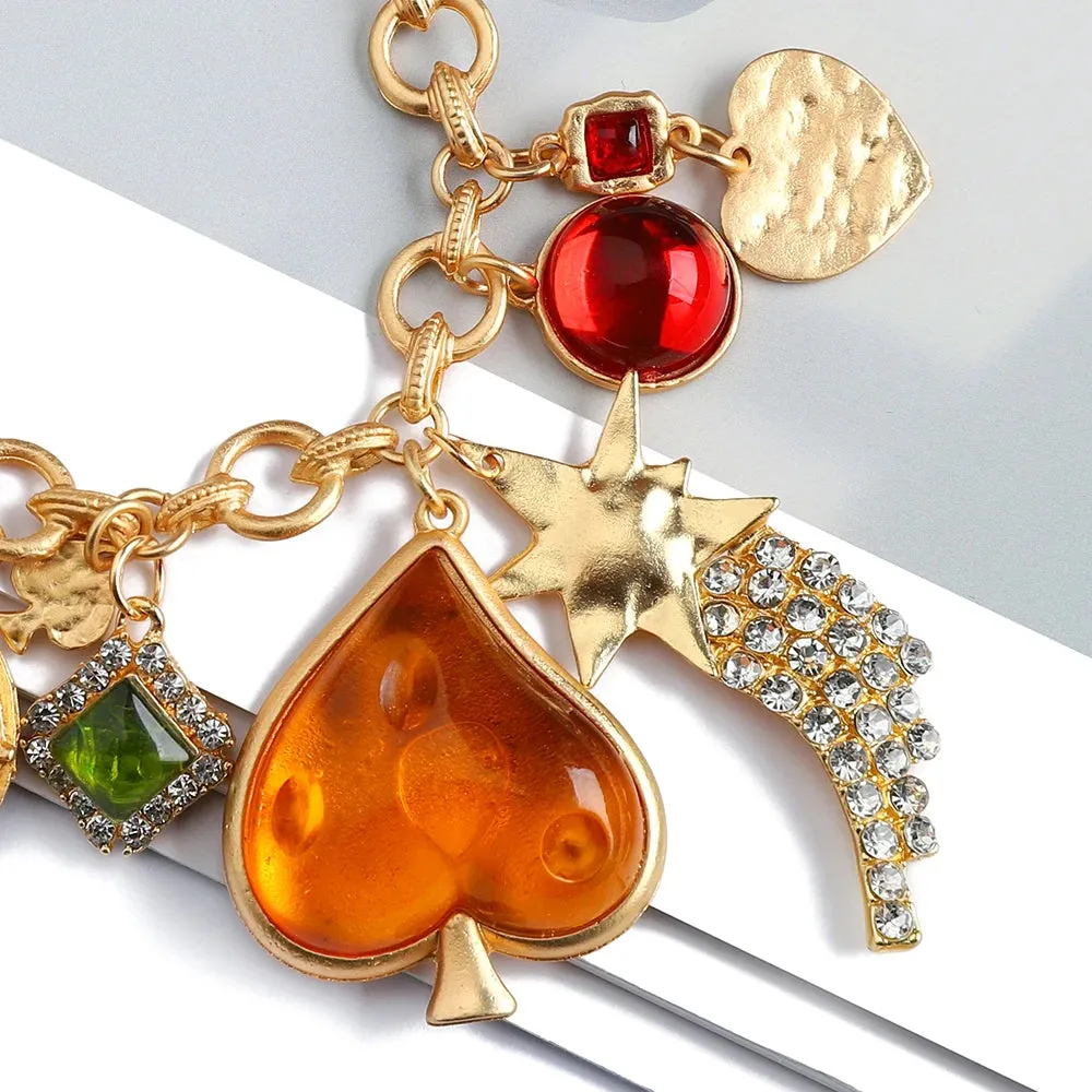 Charm Matching Friendship Bracelets – Luxury Crystal Heart Jewelry for Women & Girls (Boho Valentine’s Gift)