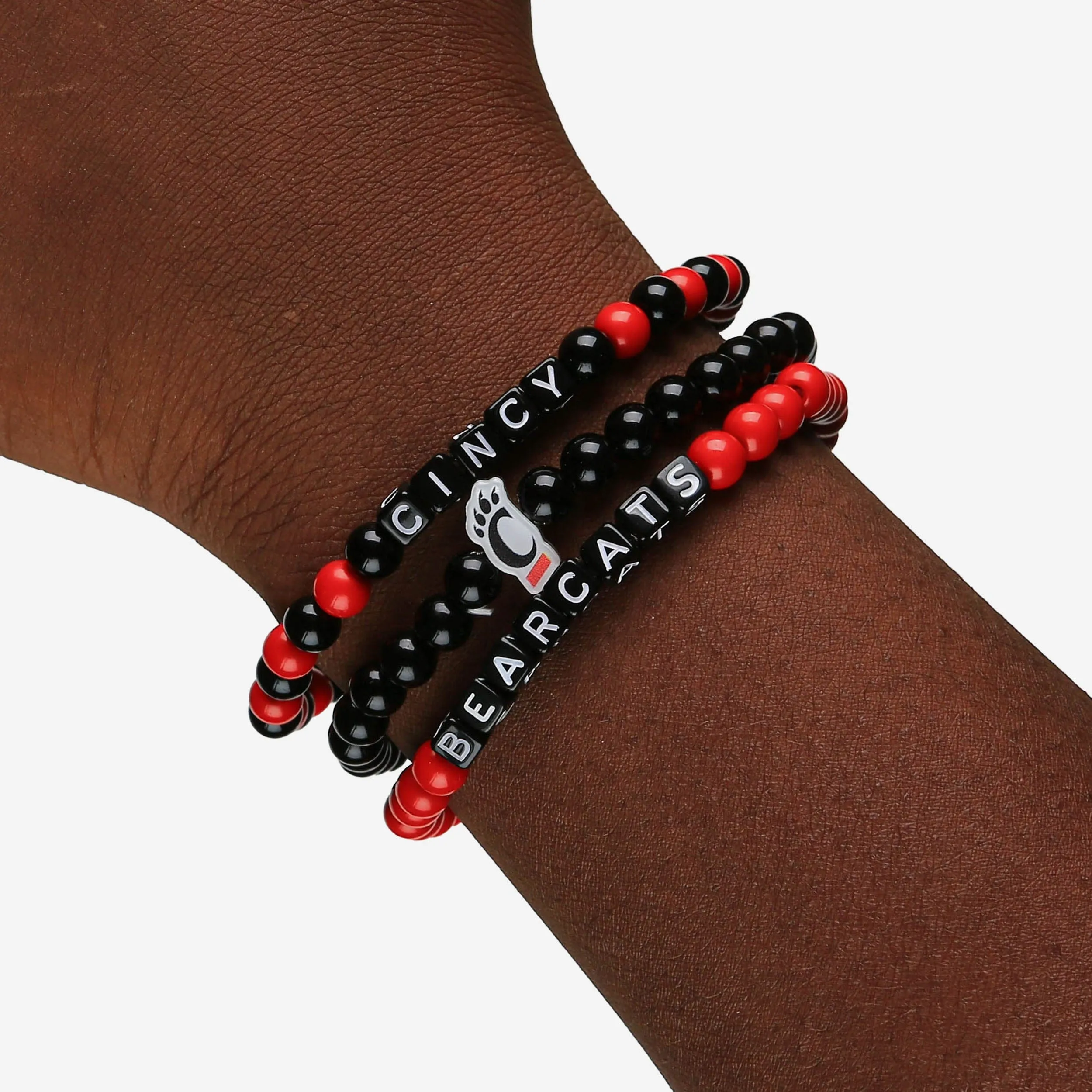 Cincinnati Bearcats 3 Pack Beaded Friendship Bracelet