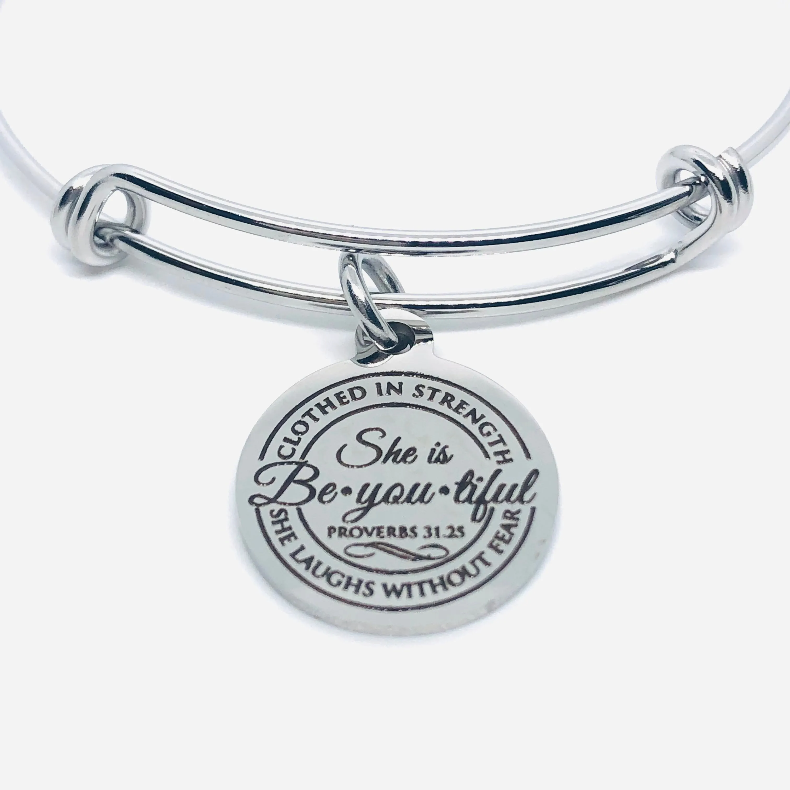 Clothed in strength She laughs without fear She is Be-you-tiful Proverbs 31:25